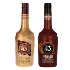 Licor 43 original, crème brûlée , chocolate of speculoos